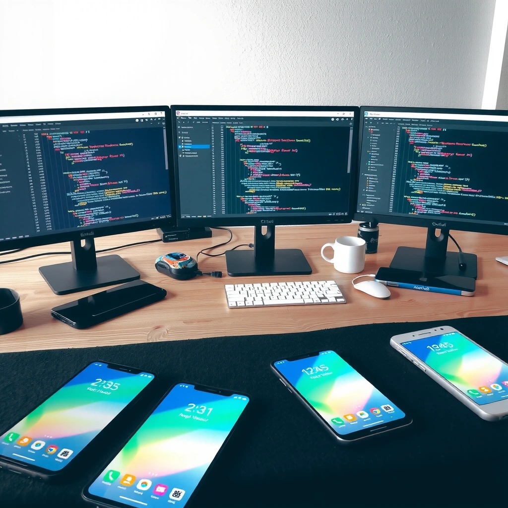 Android game development showing Java and Kotlin code