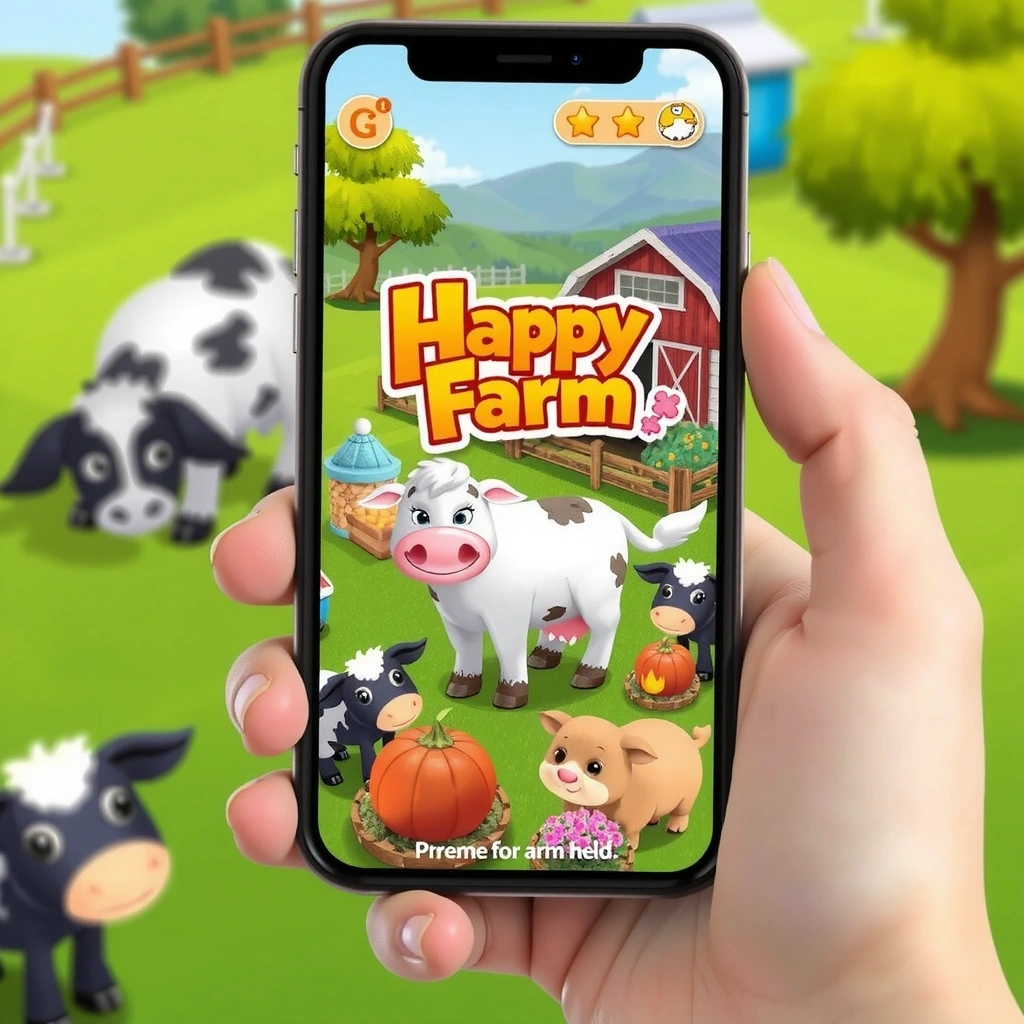 Happy Farm casual simulation game