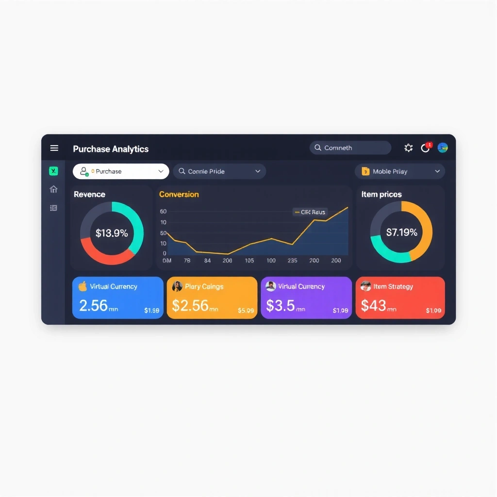 In-app purchase integration dashboard